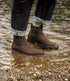 Loake Ducksworth Brown Oiled Nubuck Waterproof Chelsea Boots