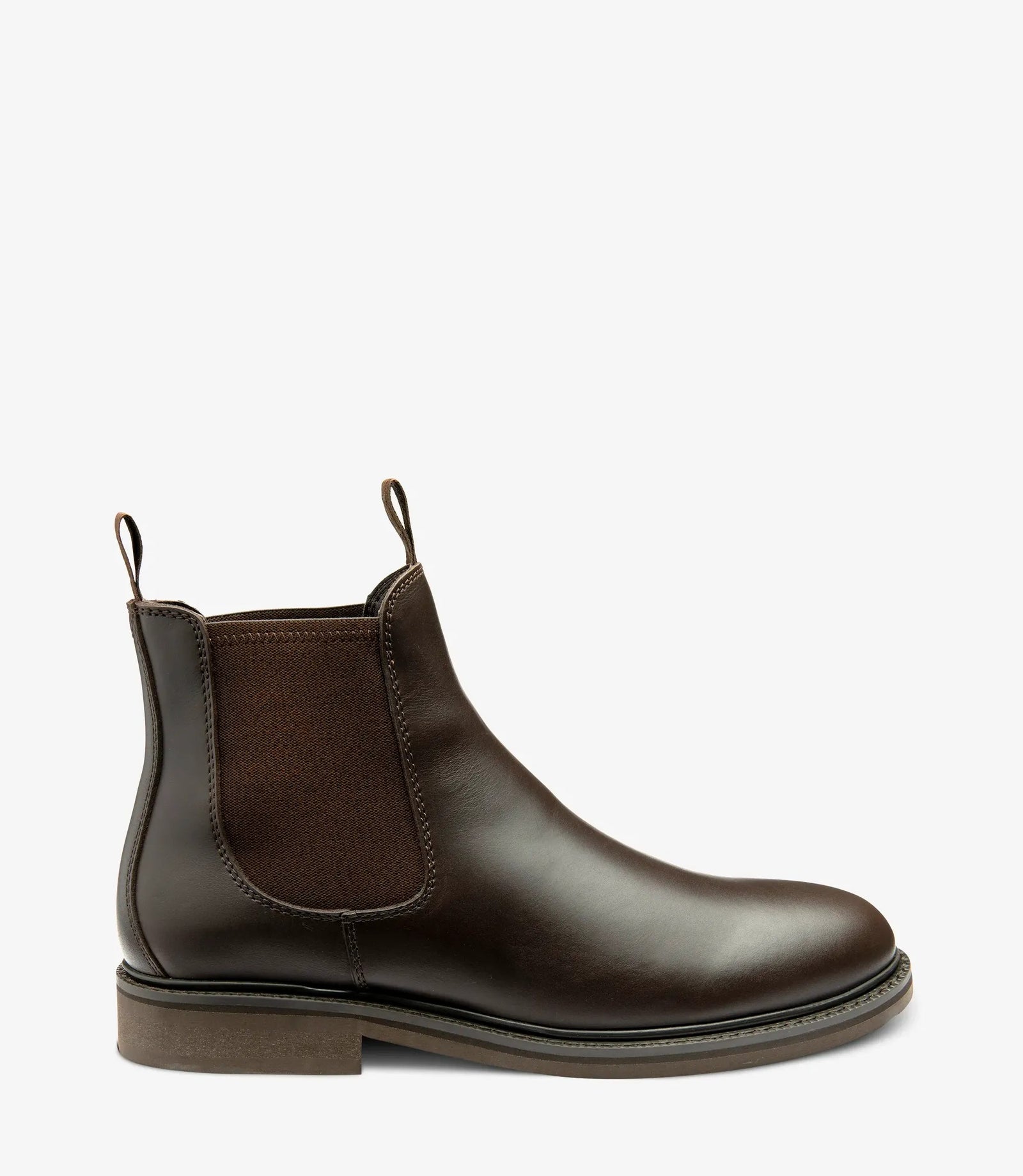 Loake Ducksworth Dark Brown Waterproof Chelsea Boots for Men