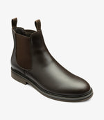 Loake Ducksworth Dark Brown Waterproof Chelsea Boots for Men