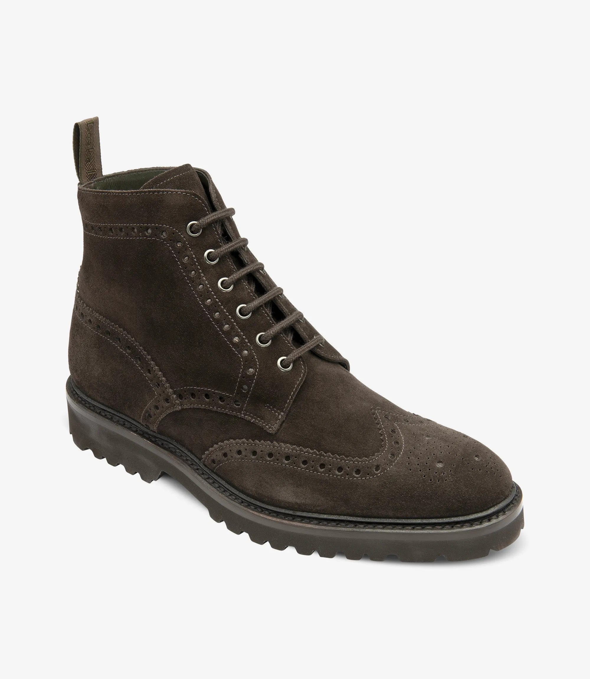Loake Pegasus Dark Brown Suede
