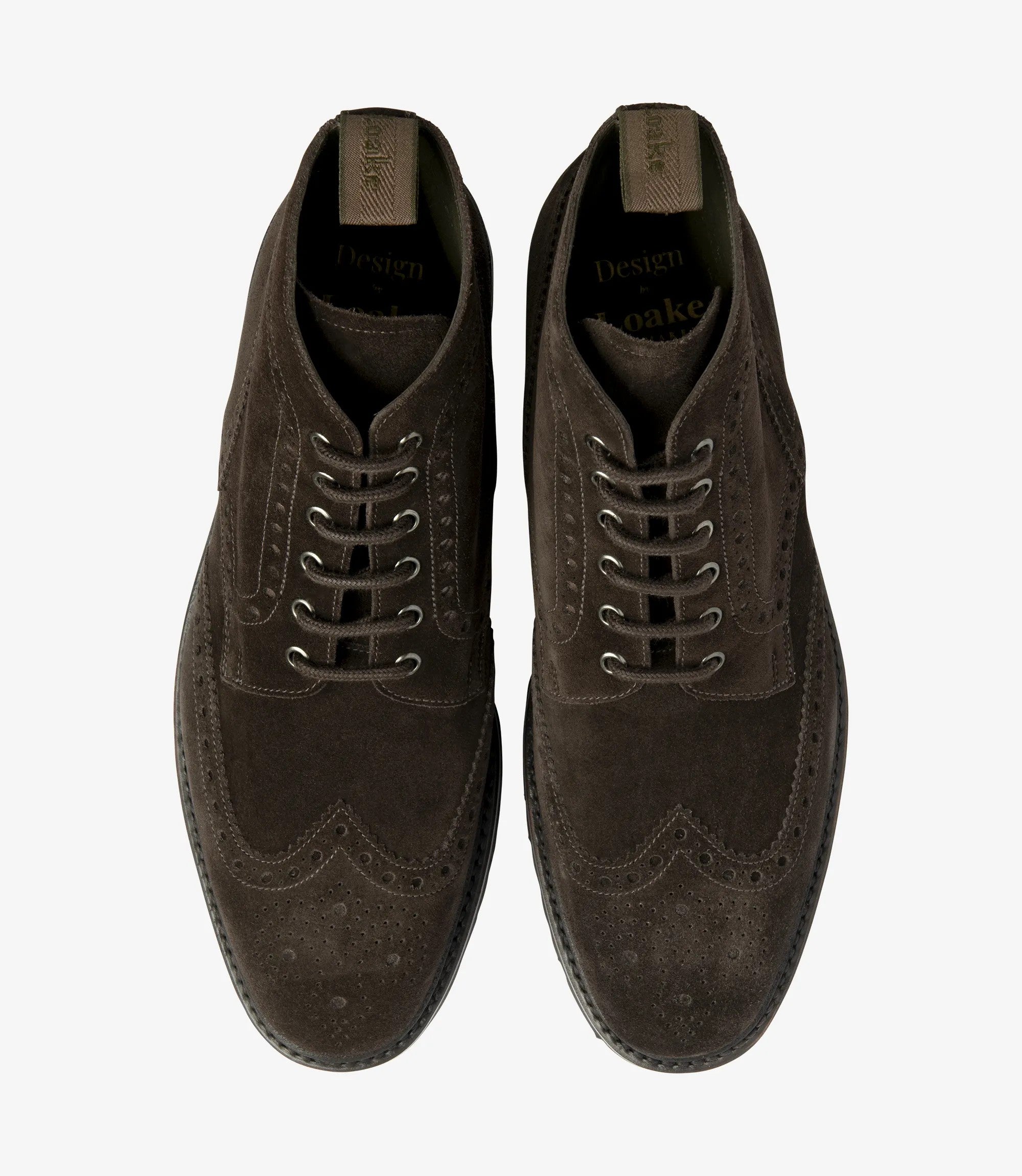 Loake Pegasus Dark Brown Suede