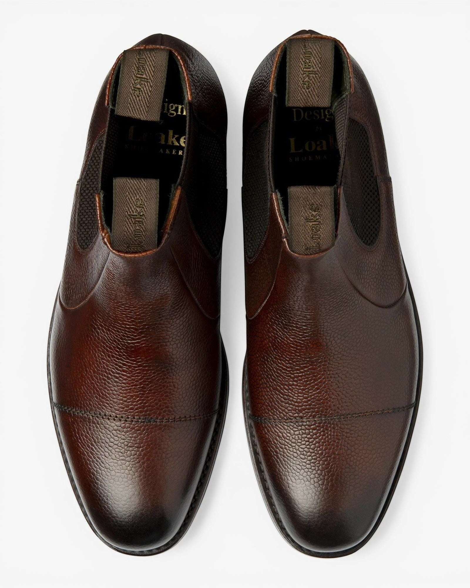 Loake Newbury Oxblood Grain