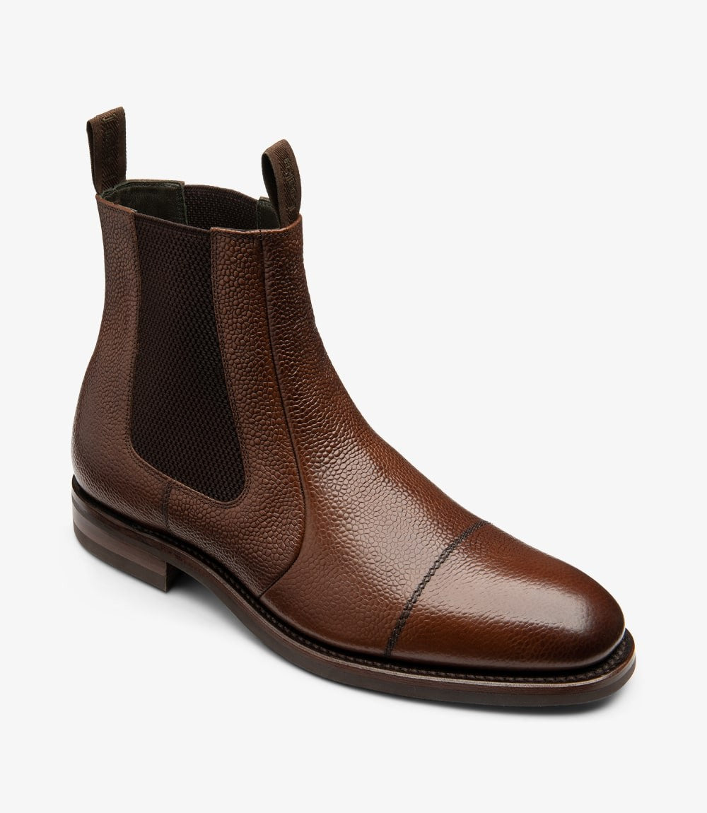 Loake Newbury Dark Brown Grain