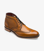 Loake Errington Tan Brogue Derby Chukka Boots