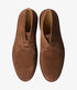 Loake Sahara Dark Brown Suede Chukka Boots Top View