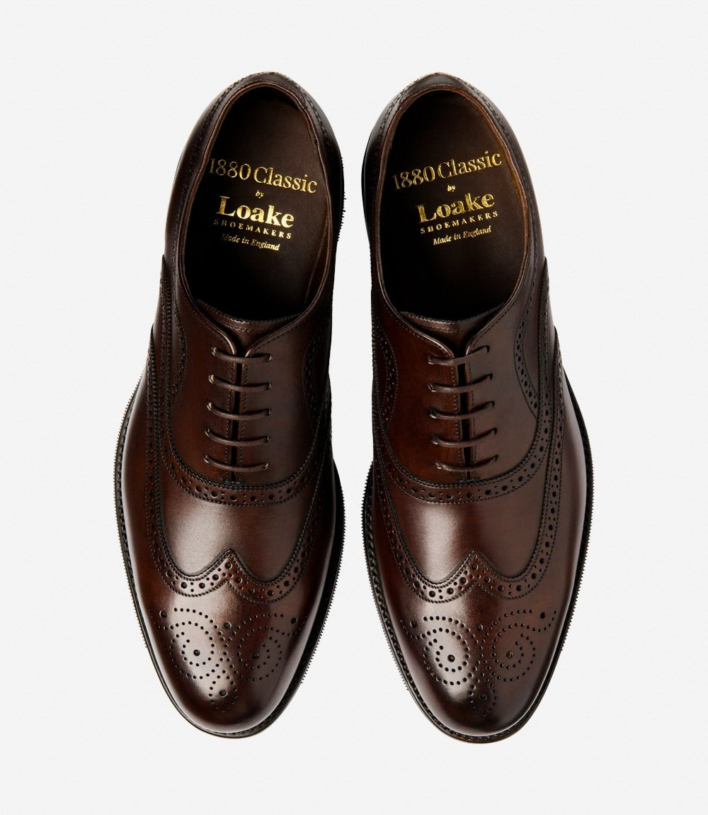 Loake Scorched Walnut Castlegate Shoe