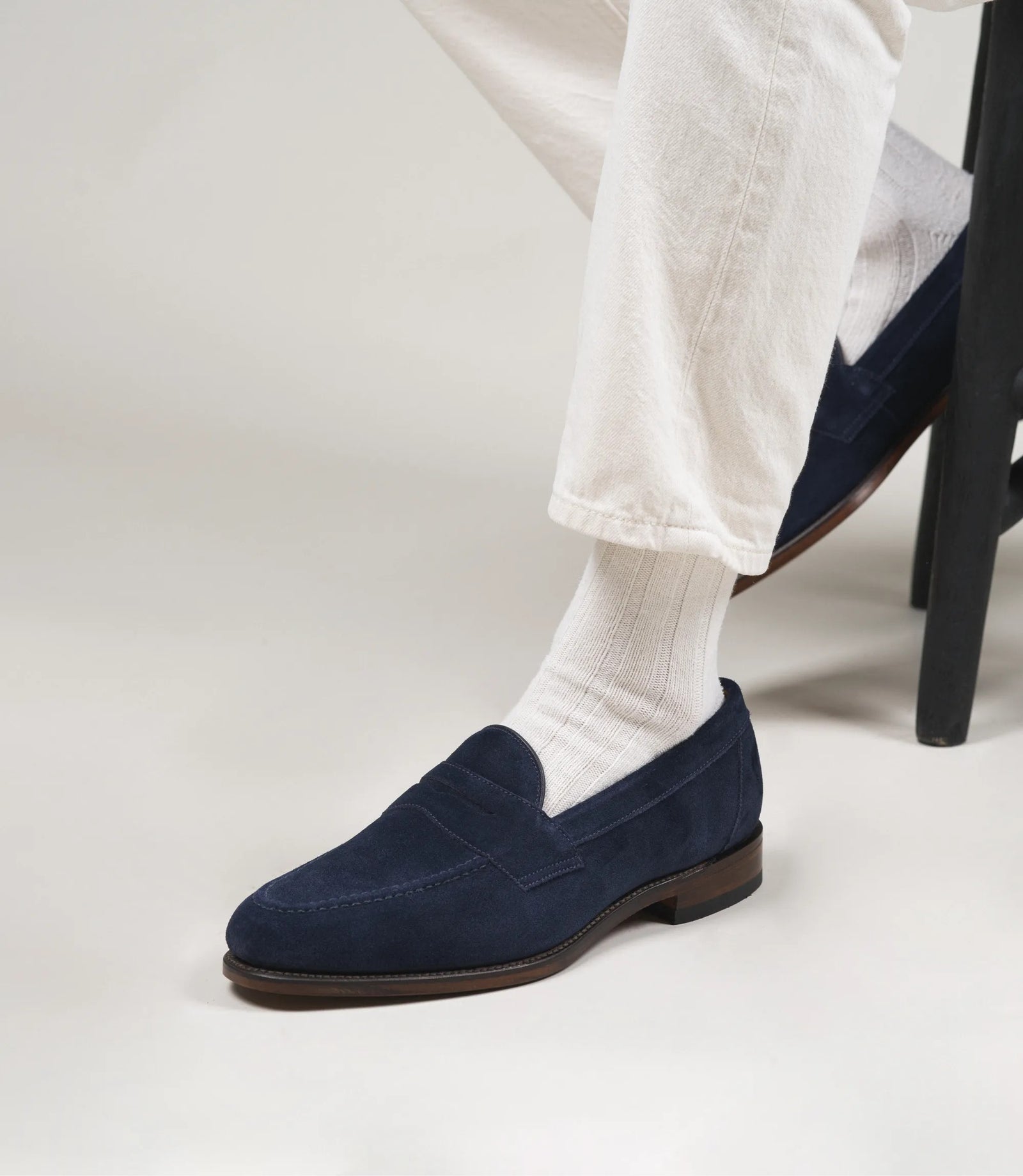 Loake Imperial Navy Suede