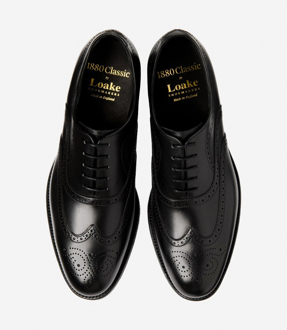 Loake Black CLassic Shoe Castlegate