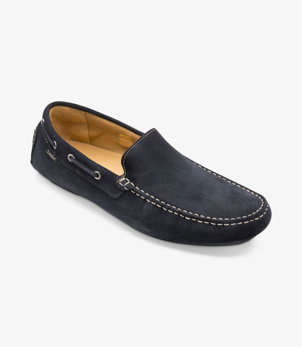 Loake Donington Navy Suede