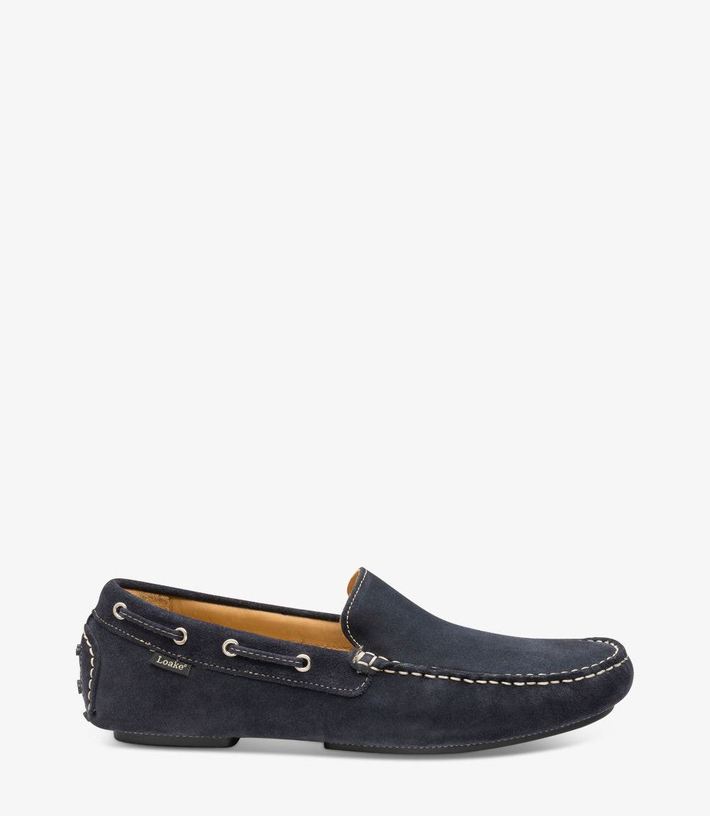 Loake Donington Navy Suede