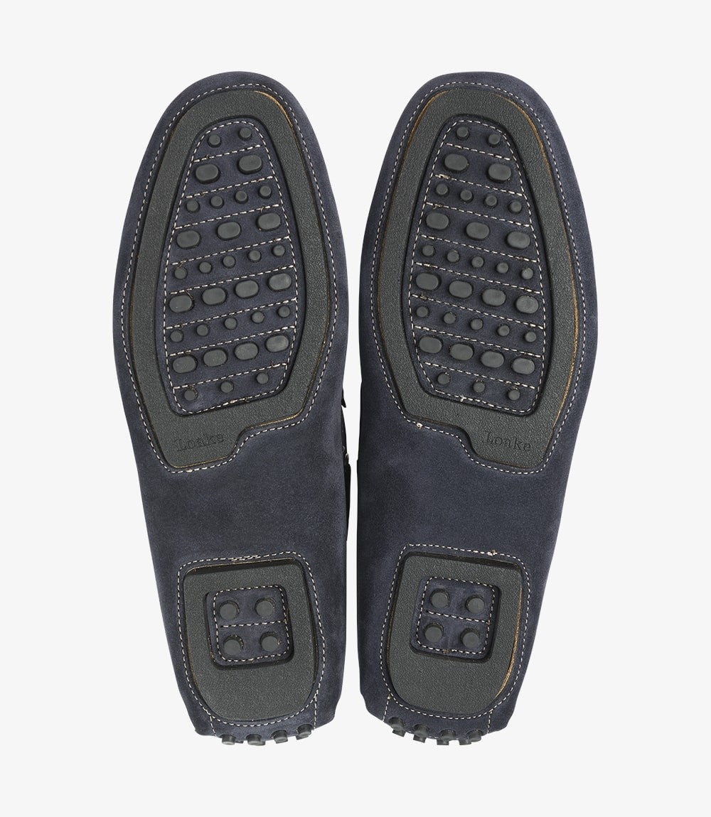 Loake Donington Navy Suede