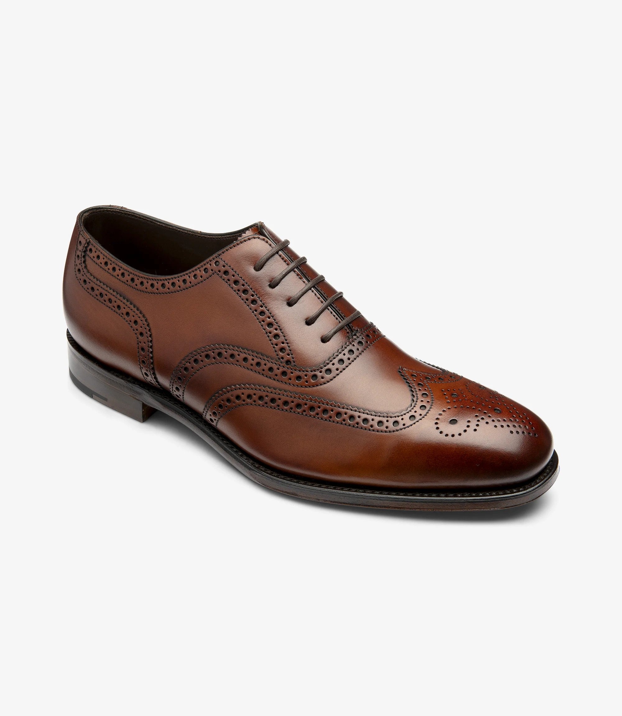 Loake Brown Brogue Classic Shoe Buckingham