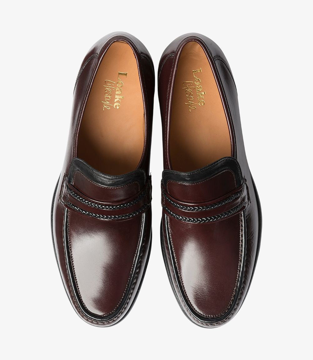 Loake Rome Burgundy