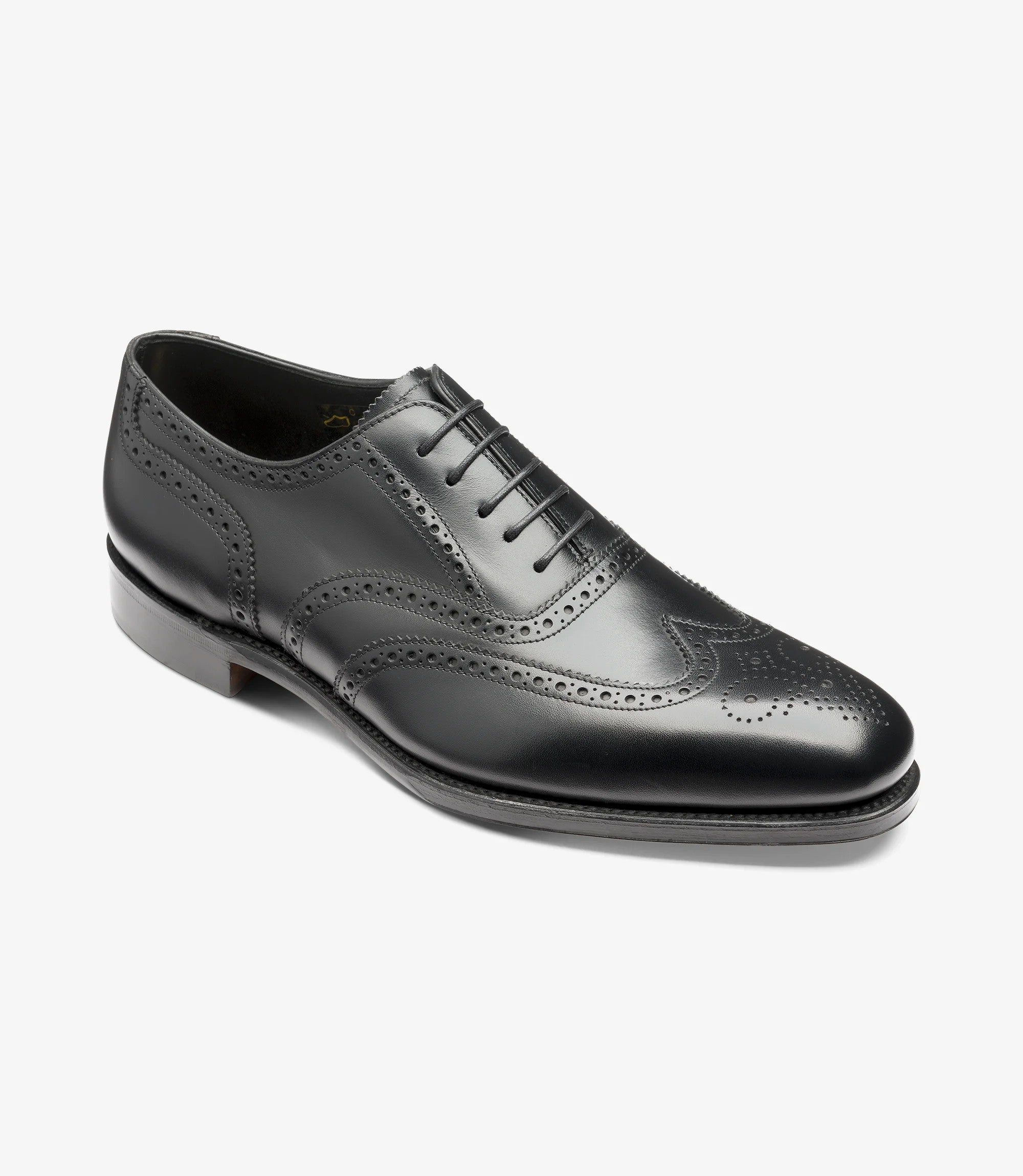 Loake Black Classic Brogues Shoe Buckingham