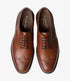 Loake Leather Dark Brown Rubber Sole Shoes Badminton