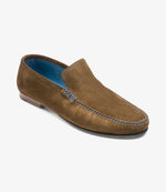 Loake Nicholson Polo Suede Loafers | Men's Luxury Suede Loafers Front View
