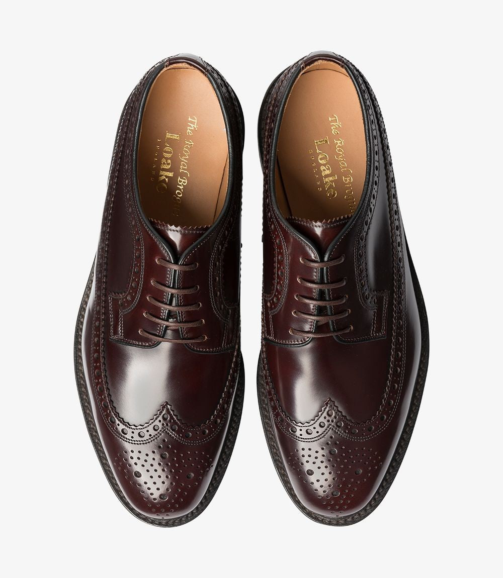 Loake Professional Long Wing Brogues Royal