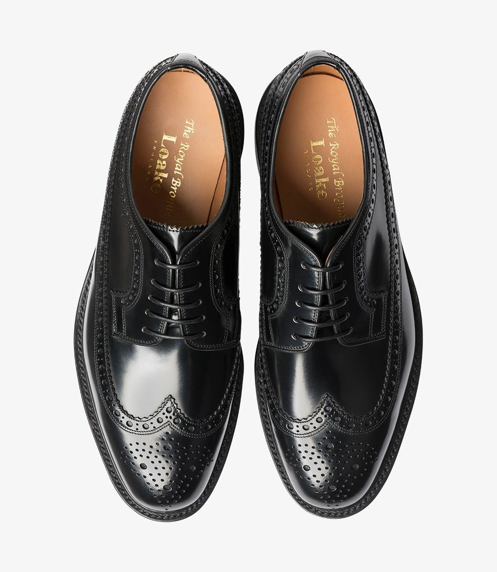 Loake Classic Professional Shoe Black Royal