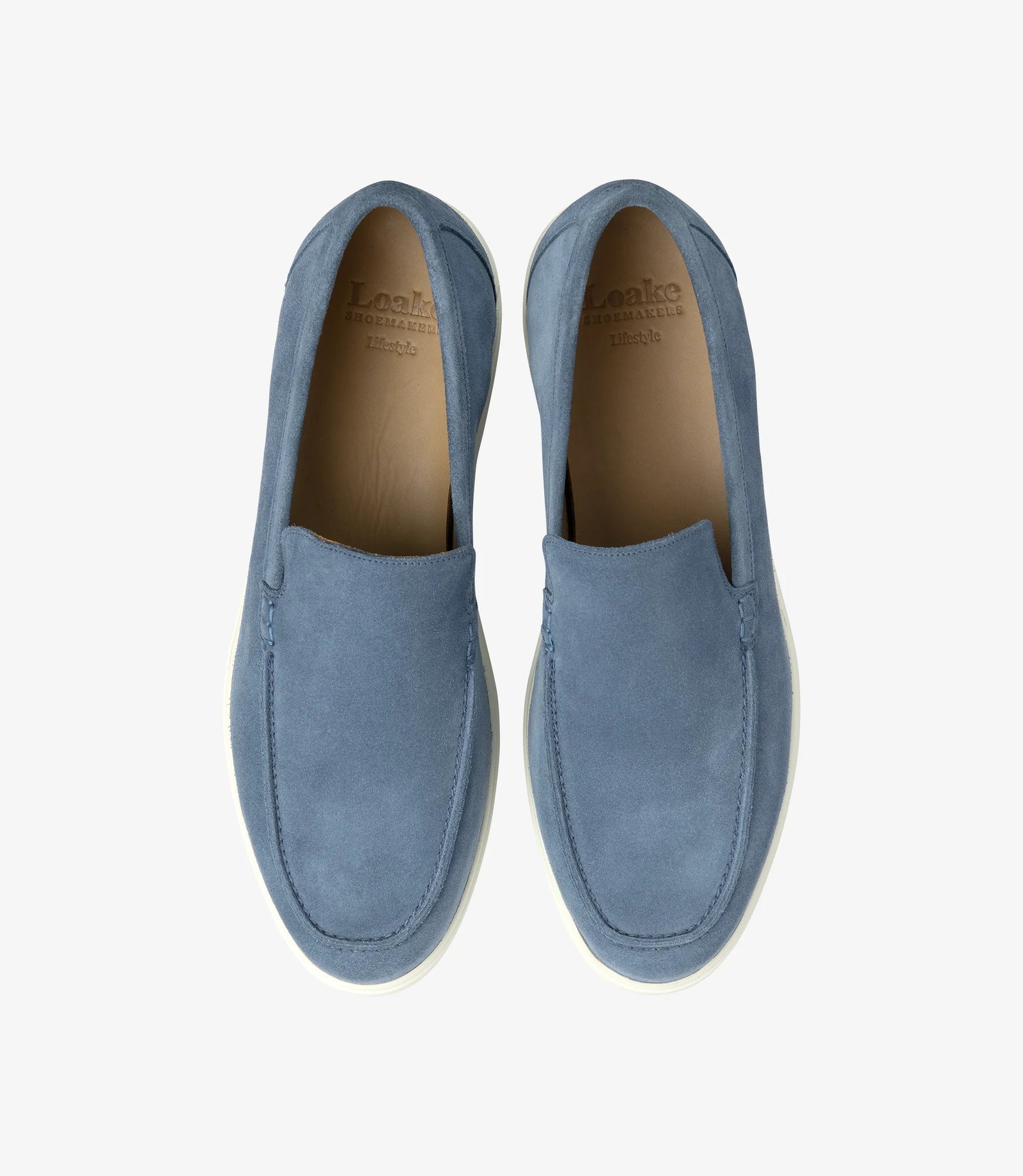 Loake Tuscany Light Blue Suede