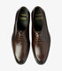 Men Loake Patina Classic Shoes Dark Brown Gosling