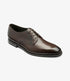 Men Loake Patina Classic Shoes Dark Brown Gosling