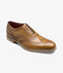 Men Classic Tan Brogue Shoes Kerridge