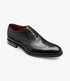 Men Loake CLassic Black Leather Shoes Kerridge
