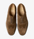 Men Loake Dark Brown Suede Classic Shoes 302