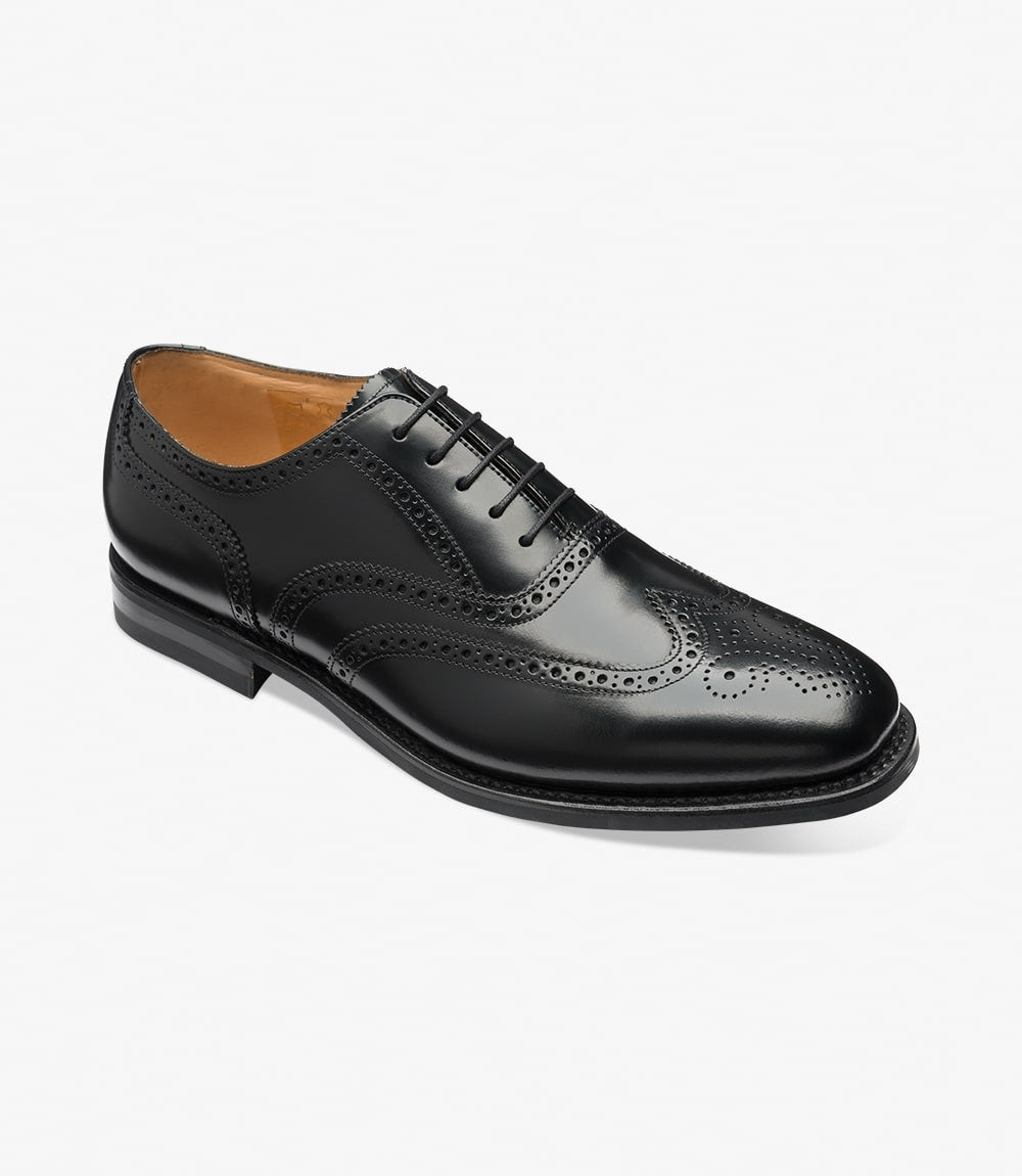 Men Loake Black Classic Shoe 302