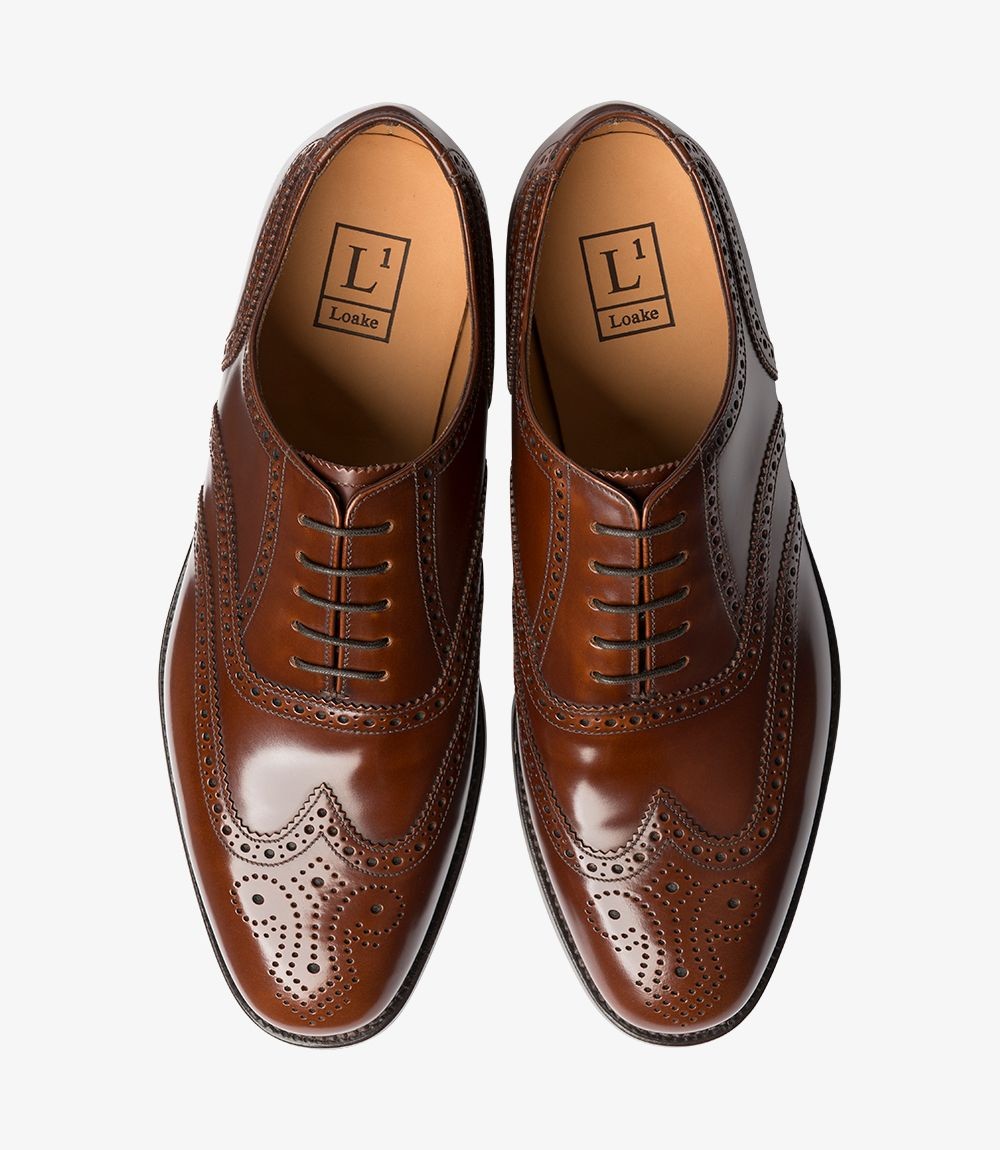 Men Loake Brown Classic Brown Shoes 202