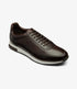 Loake Bannister Dark Brown Leather Sneakers for Men