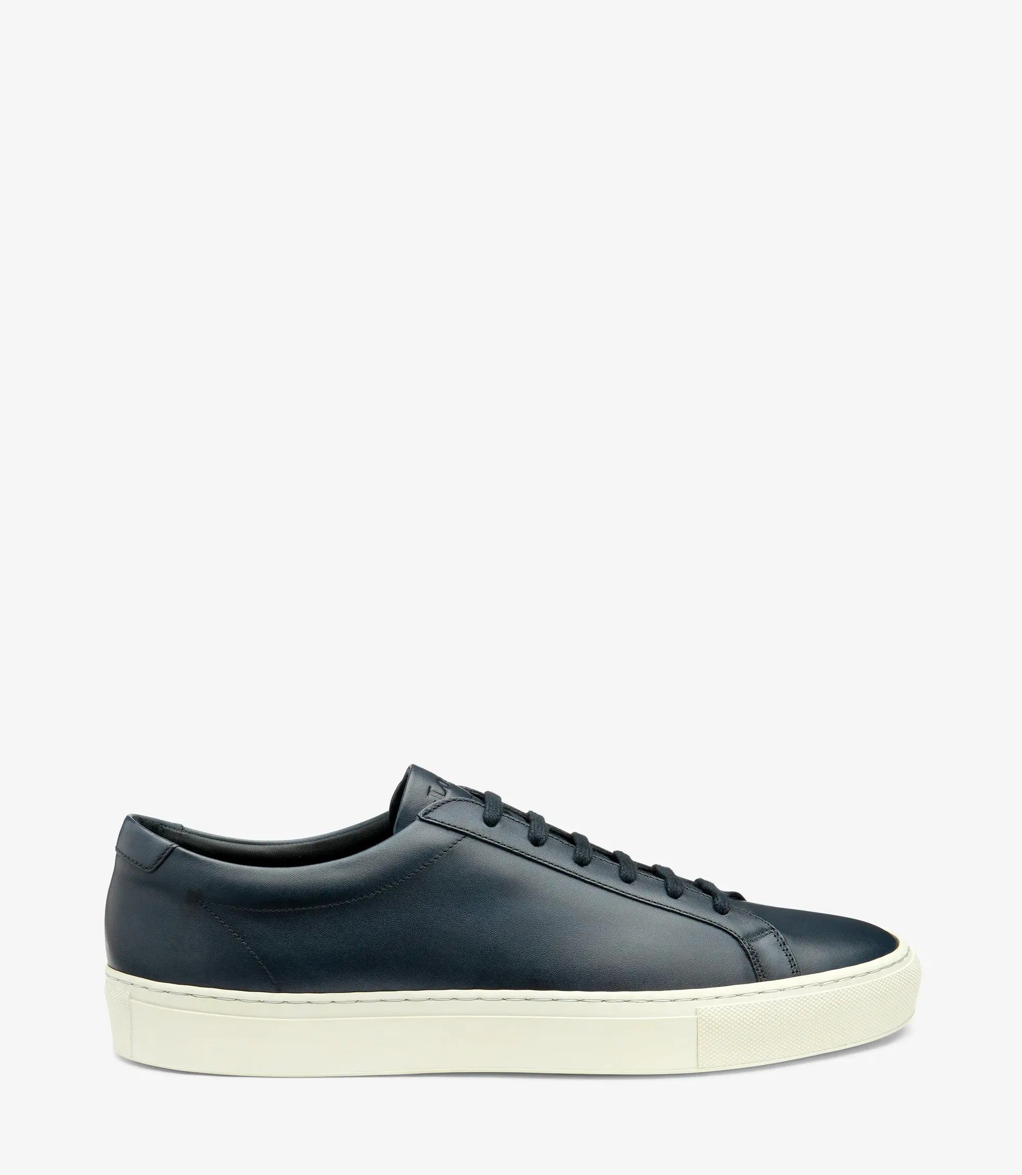 Loake Sprint Navy Hand-Painted Leather Sneakers for Men