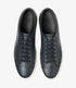 Loake Sprint Navy Hand-Painted Leather Sneakers Top View