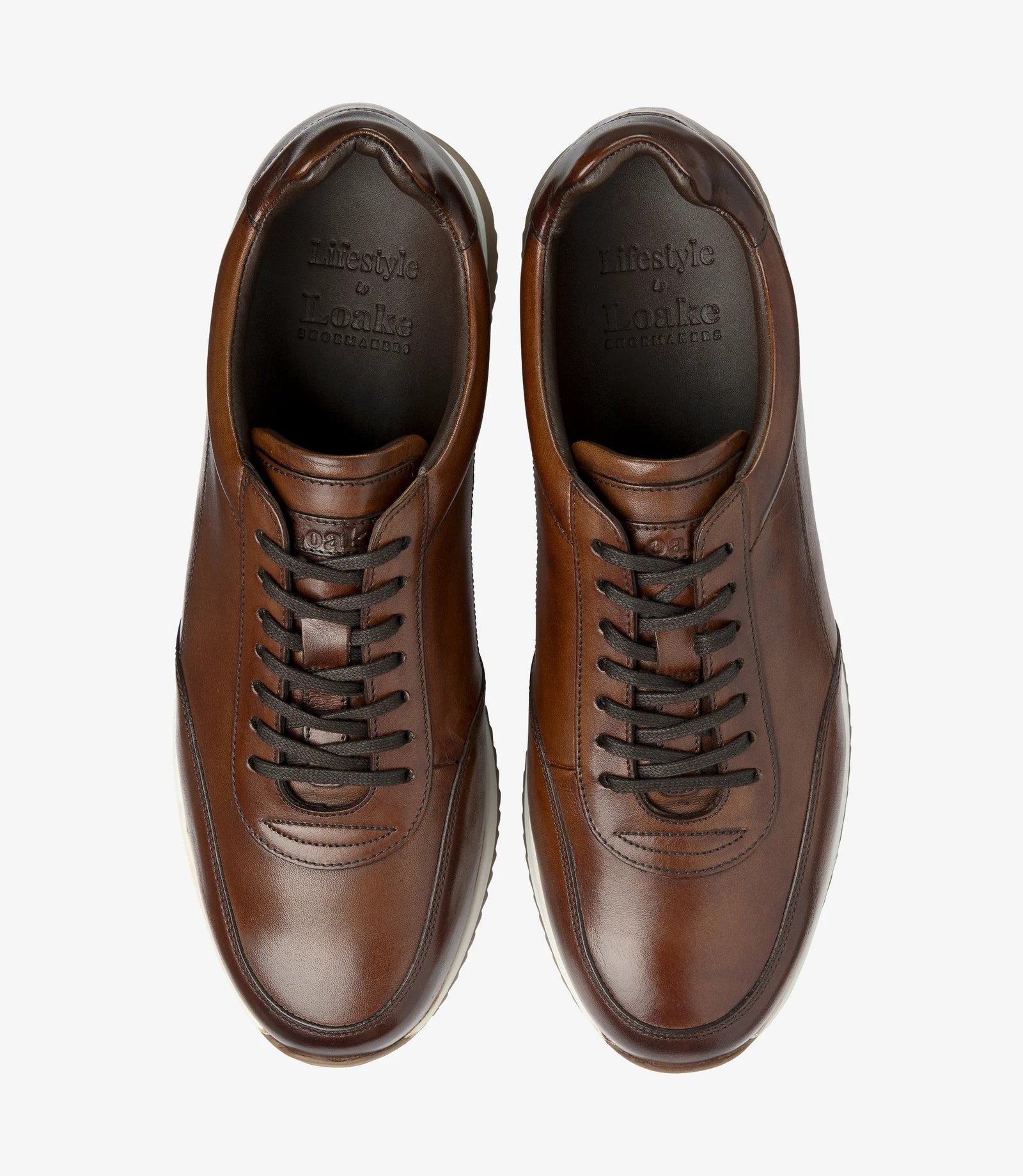 Loake Bannister Cedar Sneakers Top View