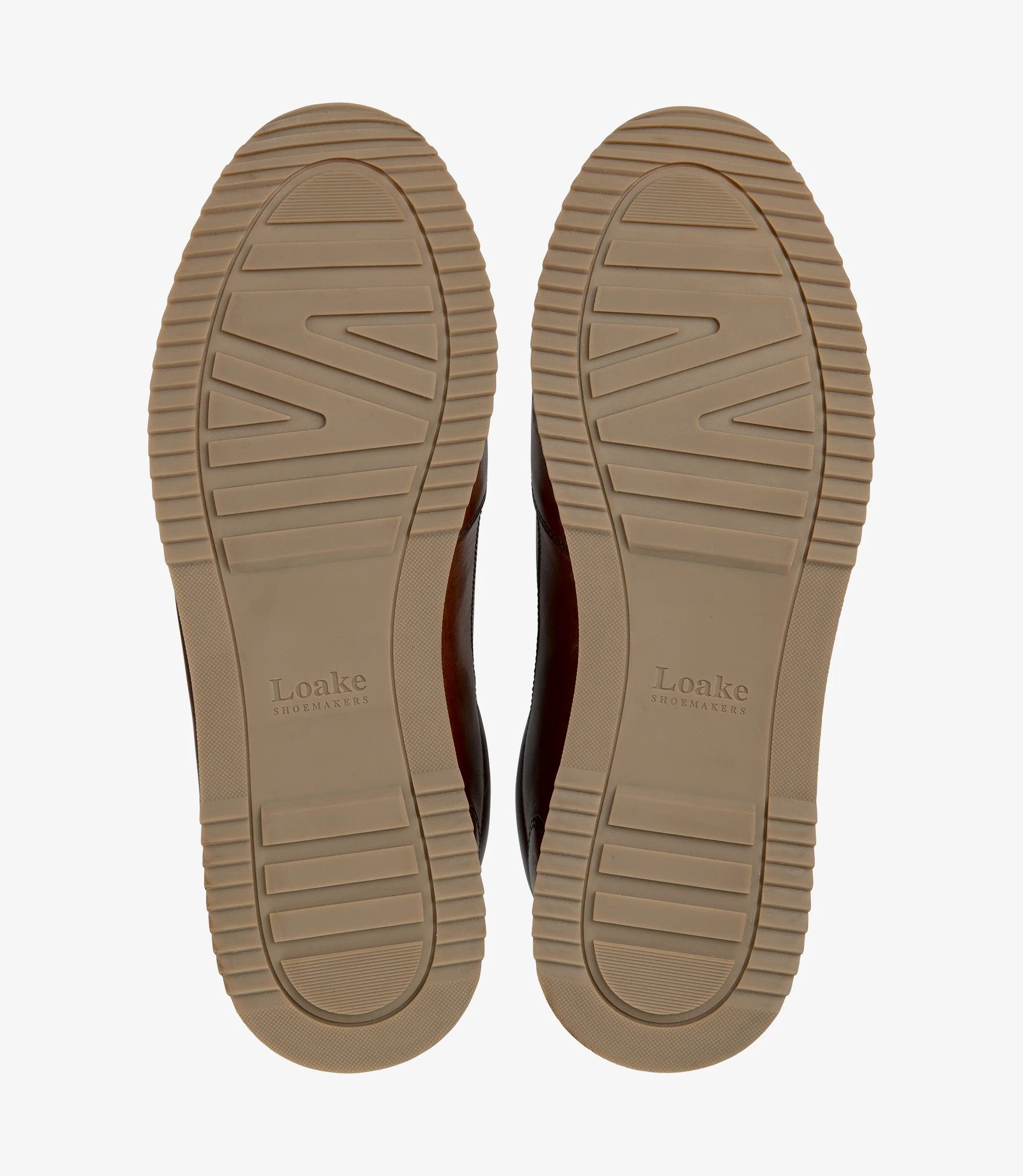 Rubber Sole of Loake Bannister Cedar Sneakers