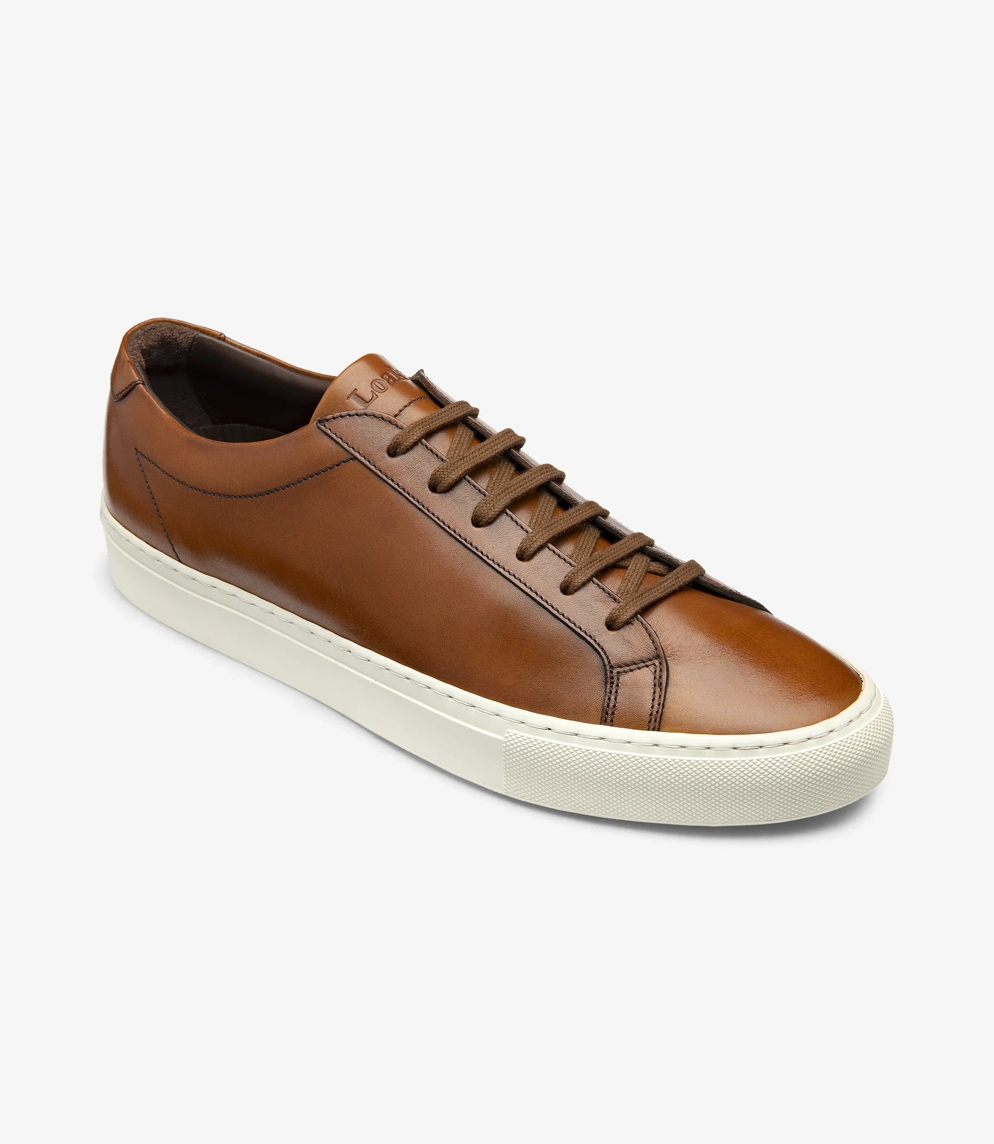 Loake Sprint Brown Leather Sneakers for Men