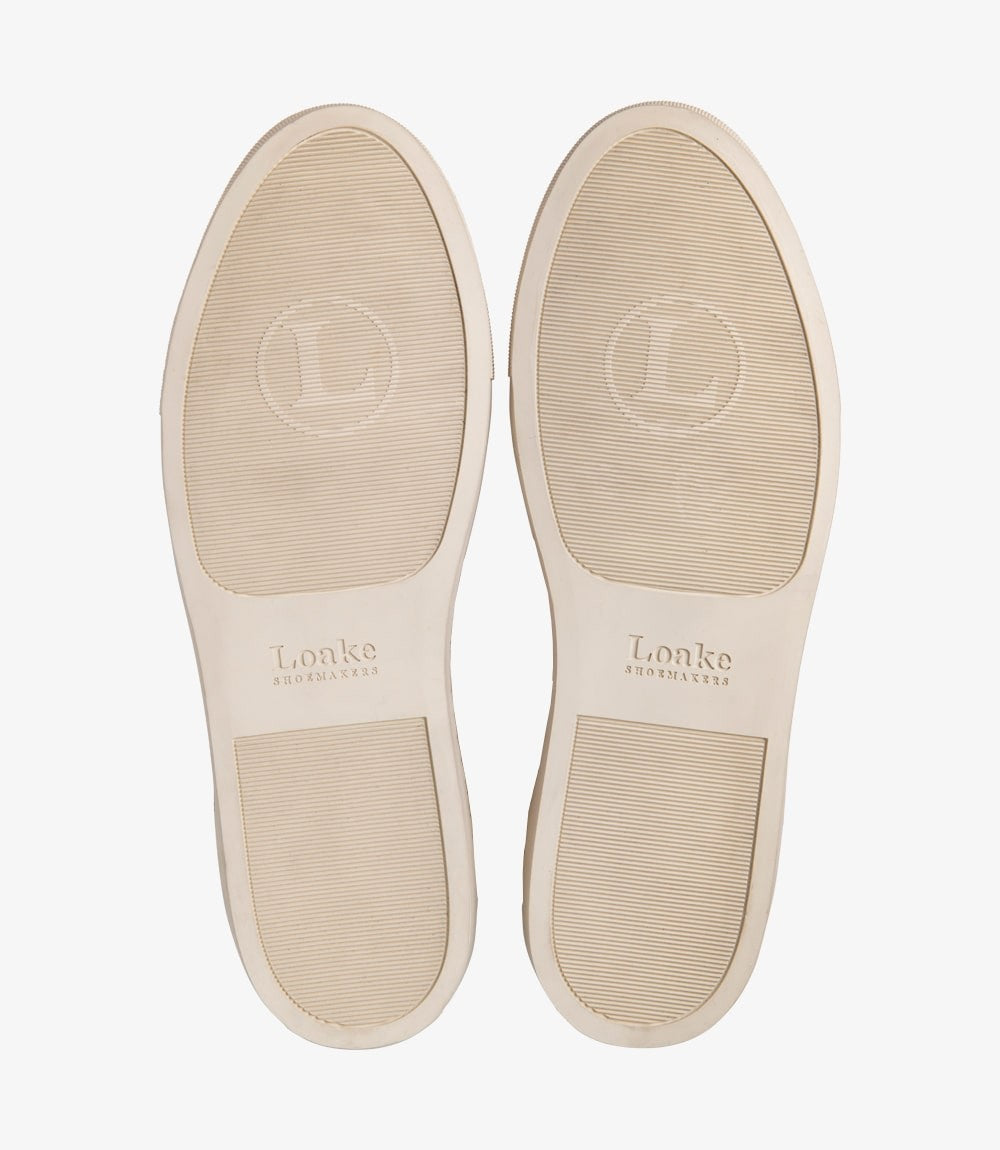 Loake Dash Light Blue Suede Sneakers sole detail