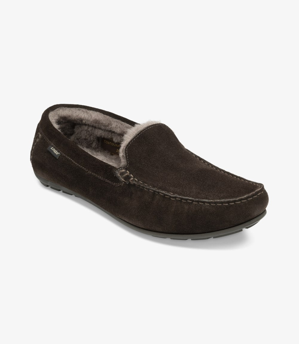 Loake Guards Dark Brown Suede