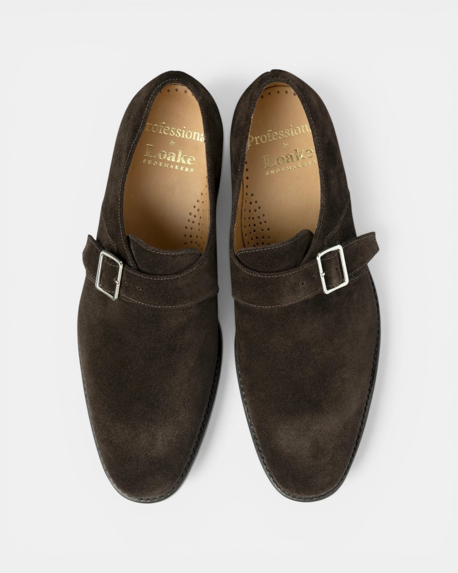 Loake 357 Dark Brown Suede