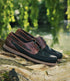 Loake Lymington Navy Brown Nubuck