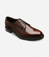 Men Laoke Dark Brown Plain Tie Shoes Leyburn