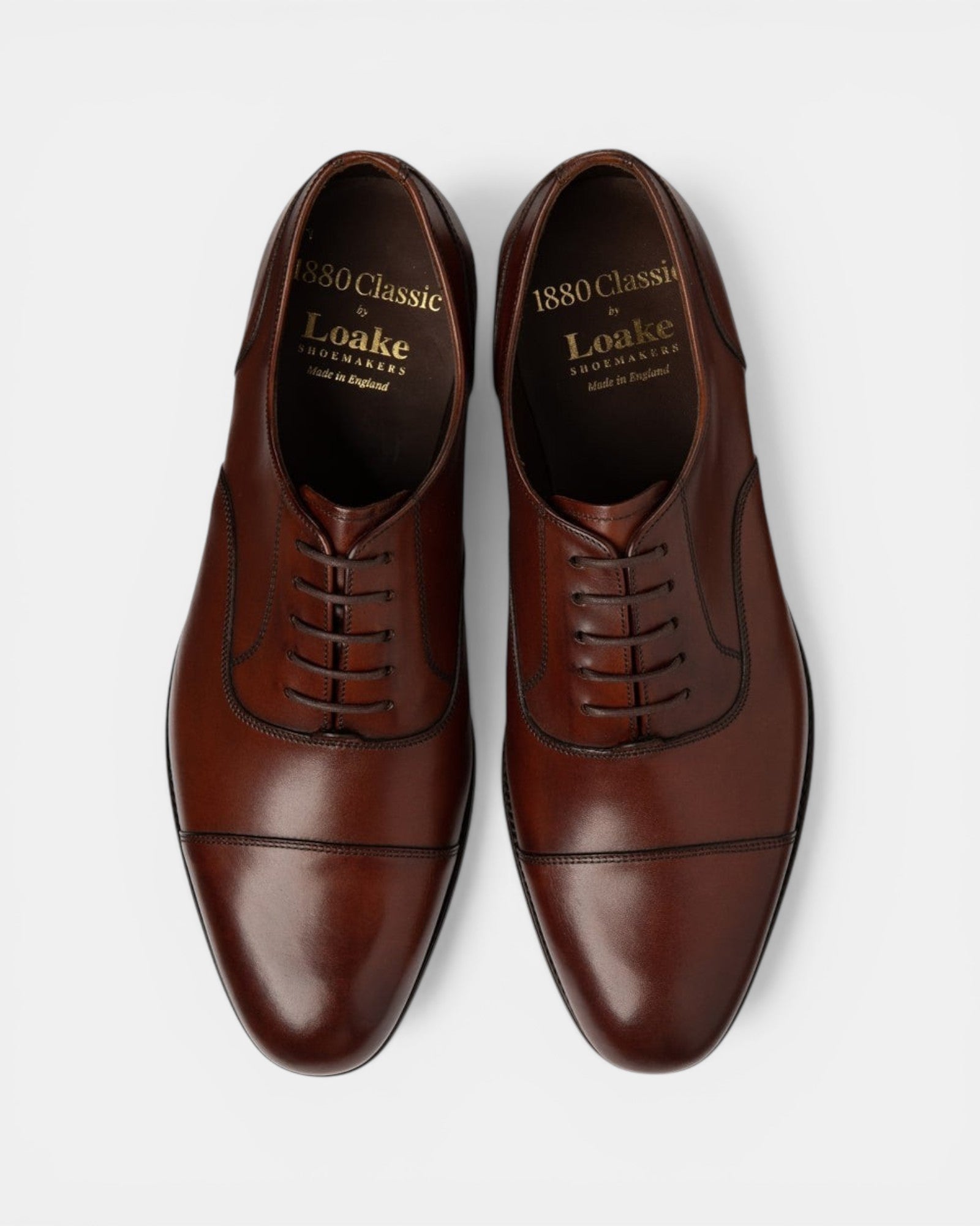 Men Loake classic Dark Brown Shoes Stonegate