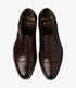 Men Loake Plain Tie Shoe Scorched Walnut Stonegate