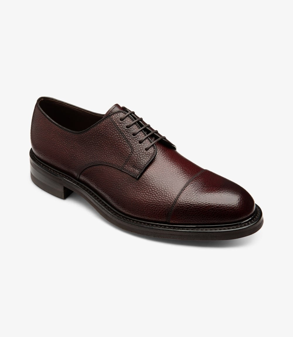 Men Loake classic grain leather shoes Ampleforth