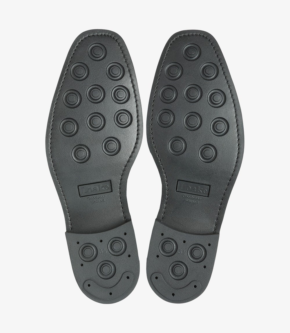 Men Classic Loake Black Shoe Gable
