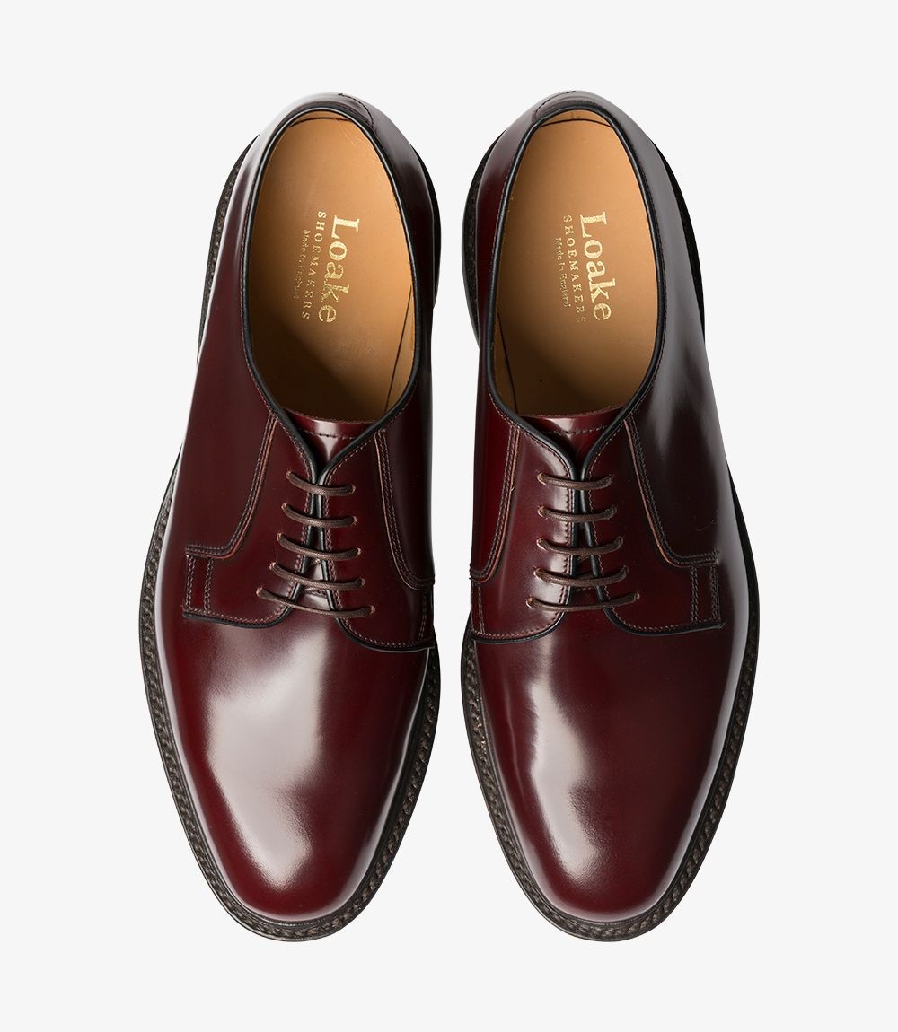 Men Laoke High Shine Burgundy Shoes 771