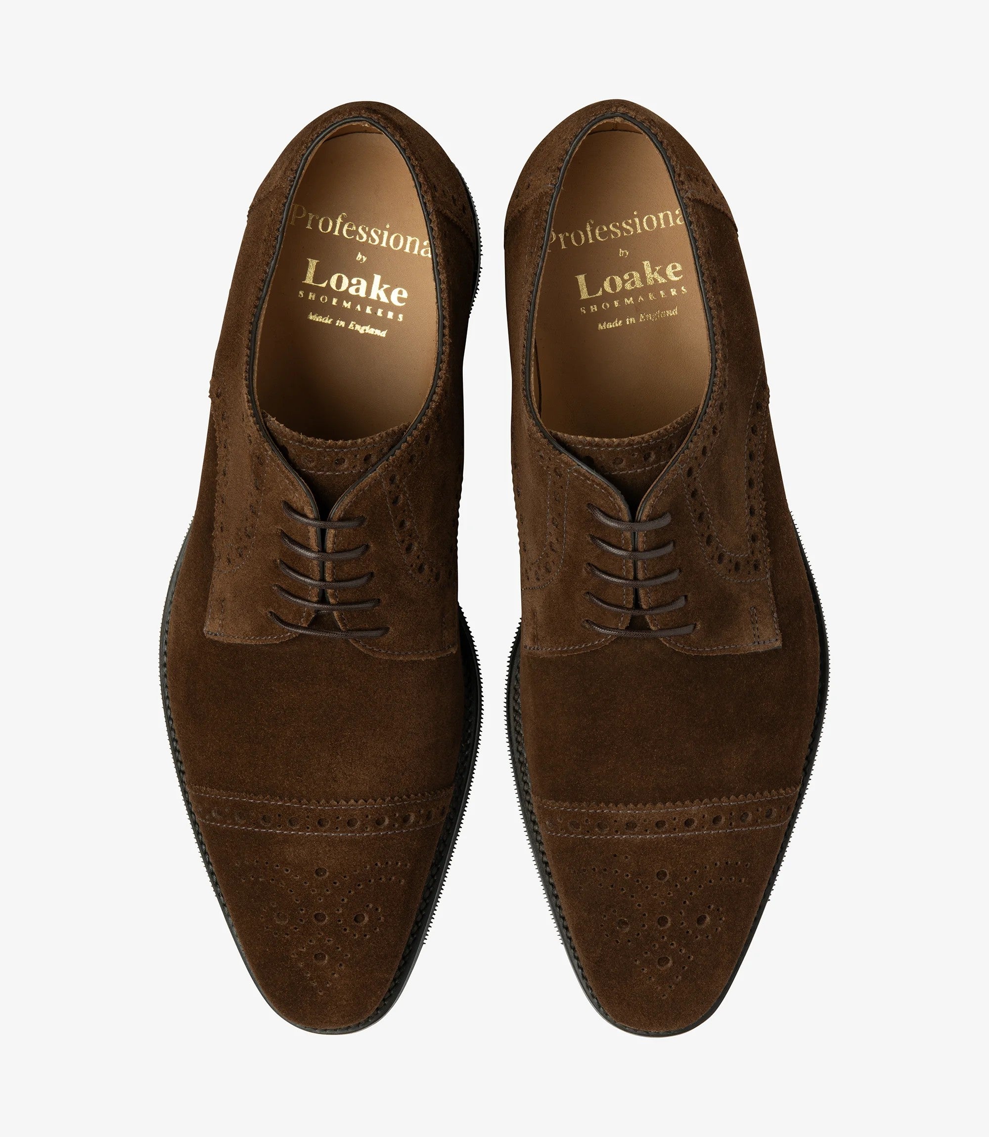 Loake Eldon Brown Suede