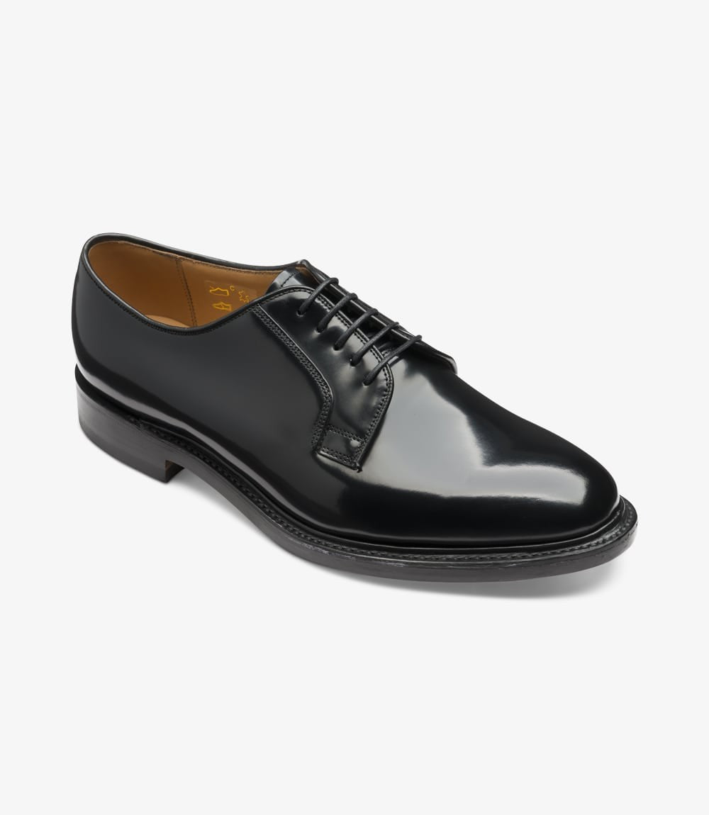 Men Loake Black Event Formal Shoes 771