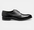 Men Loake Black classic Plain Toe Shoes Atherton
