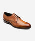Loake Atherton Tan Derby Shoes Lifestyle View